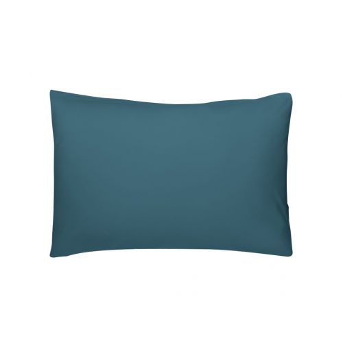 TAIE D'OREILLER COTONELLE VERT CANARD