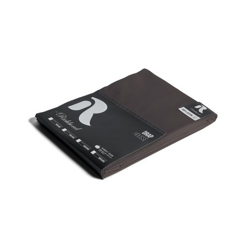DRAP HOUSSE COTON PERCALE ANTHRACITE