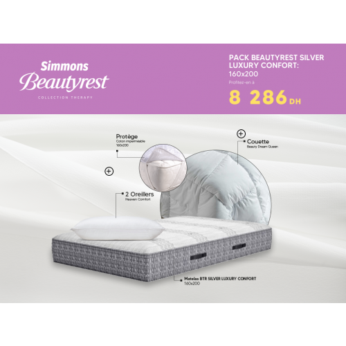 PACK BEAUTYREST SILVER LUXURY CONFORT